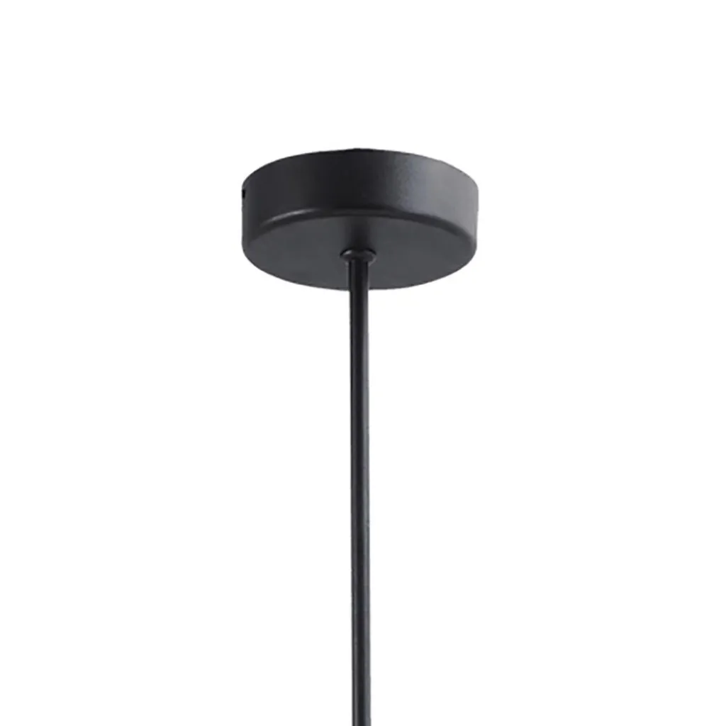 Straluma Grote LED hanglamp zwart met helder glazen bollen> Hanglampen|Eettafellampen