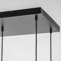 Straluma Grote 8-lichts hanglamp cilinder zwart met goud><noscript><img width=