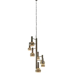 Straluma Grote 7-lichts Vide hanglamp brons> Hanglampen|Videverlichting