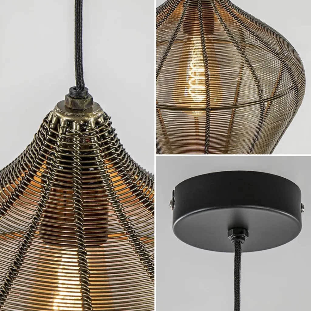 Straluma Hanglamp Alvaro 27cm antiek brons> Eettafellampen|Light and Living