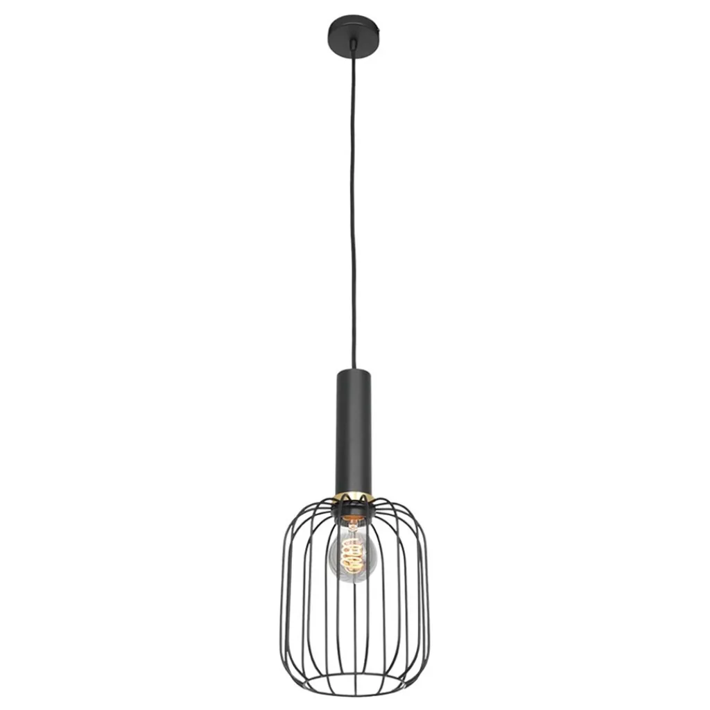 Straluma Hanglamp Aureole cilinder smal zwart> Hanglampen|Draadlampen