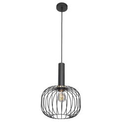 Straluma Hanglamp Aureole cilinder breed zwart><noscript><img width=