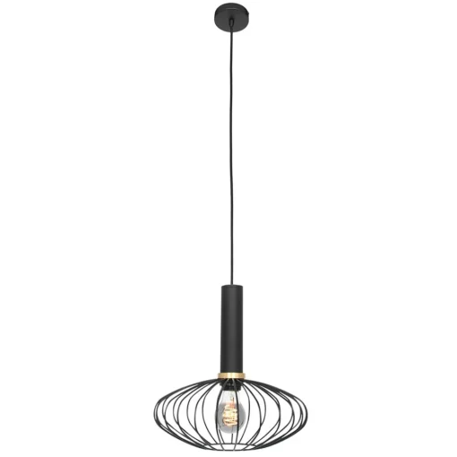 Straluma Hanglamp Aureole ovaal zwart> Hanglampen|Draadlampen