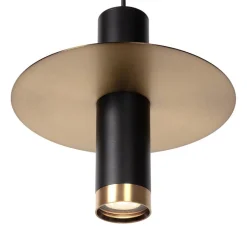 Straluma Hanglamp badkamer zwart met brons IP44> Badkamerverlichting|Hanglampen
