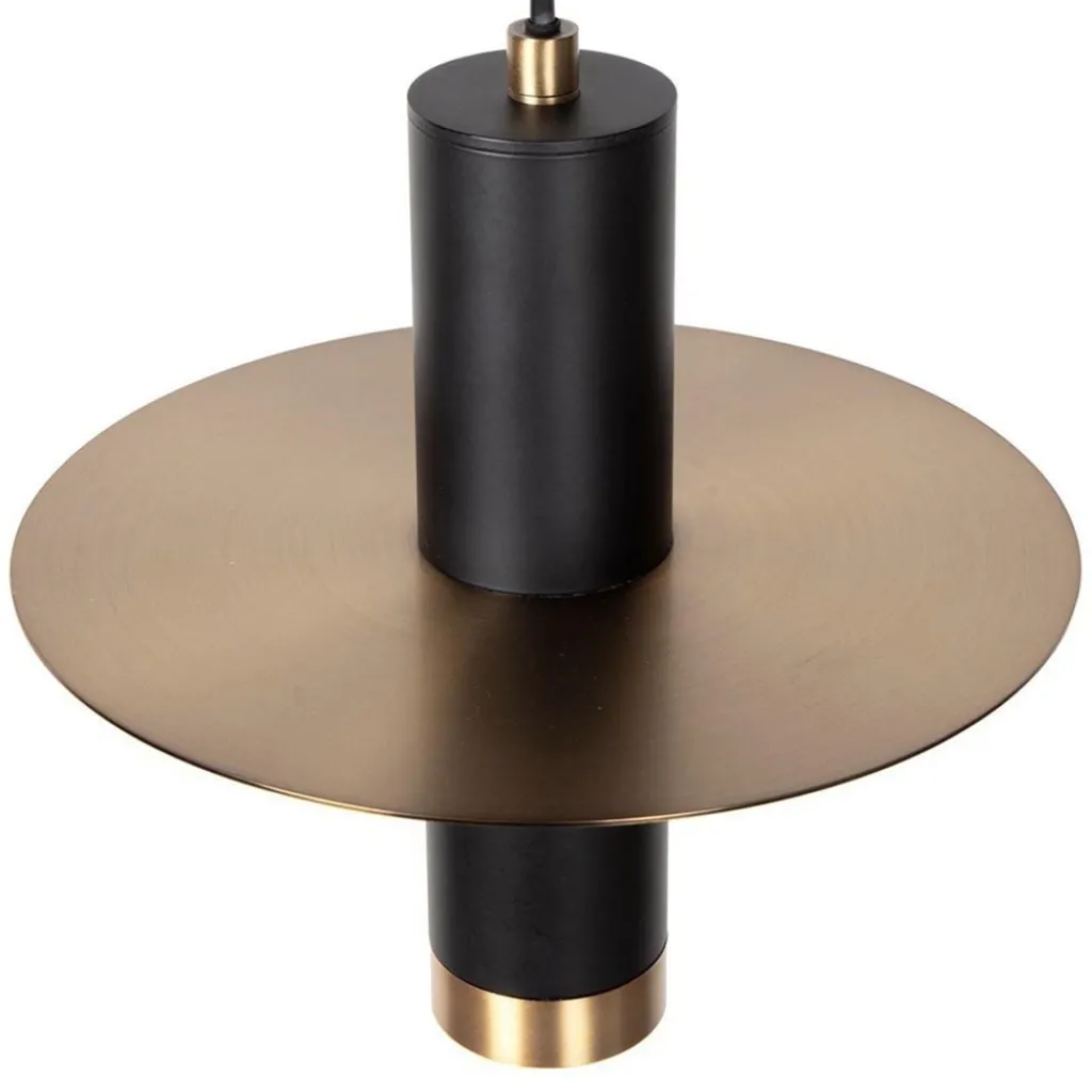 Straluma Hanglamp badkamer zwart met brons IP44> Badkamerverlichting|Hanglampen