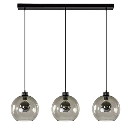 Straluma Hanglamp balk 3L smoke bolglas> Eettafellampen|Pendel Lampen