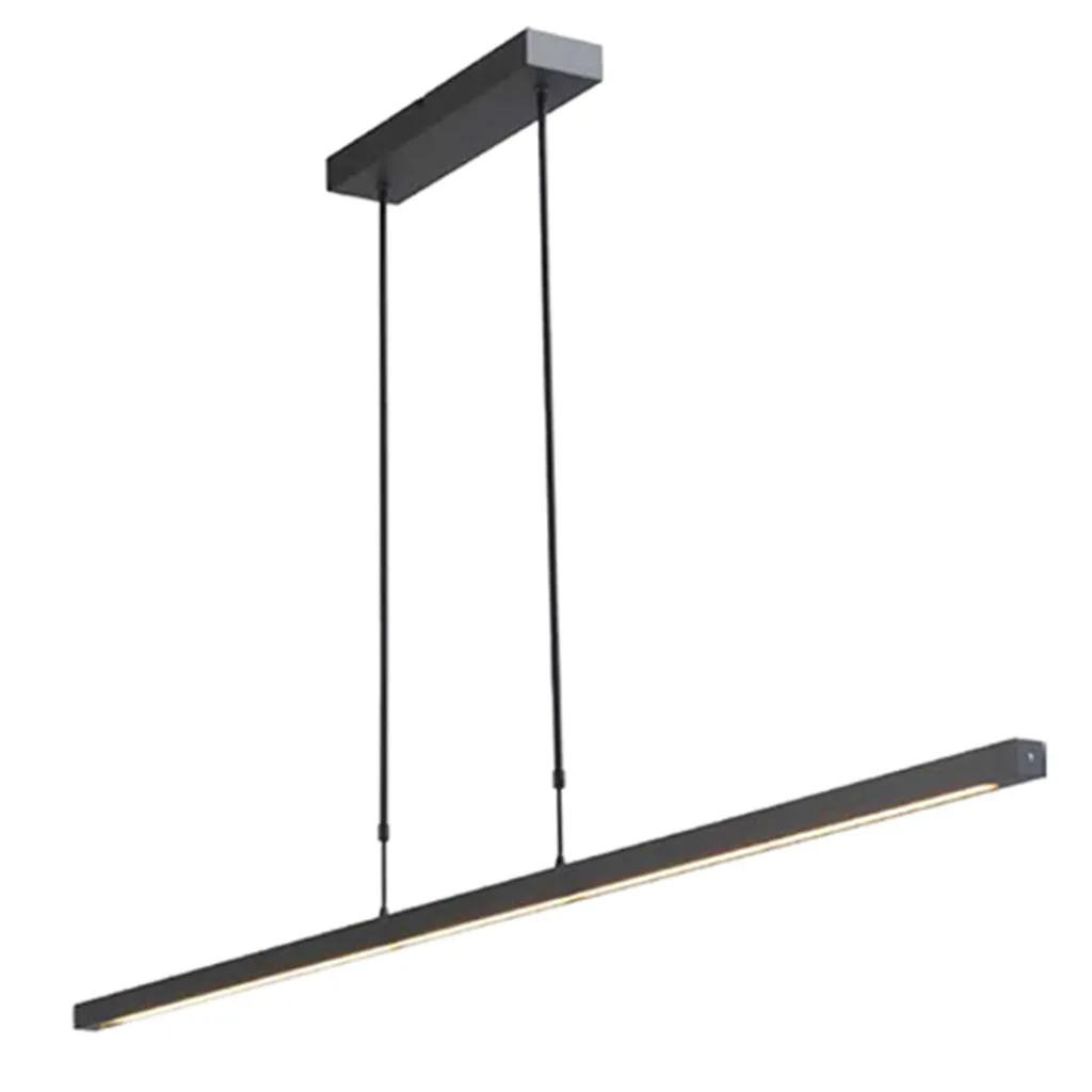 Straluma Hanglamp balk zwart 160cm up+down dtw> Hanglampen|Eettafellampen