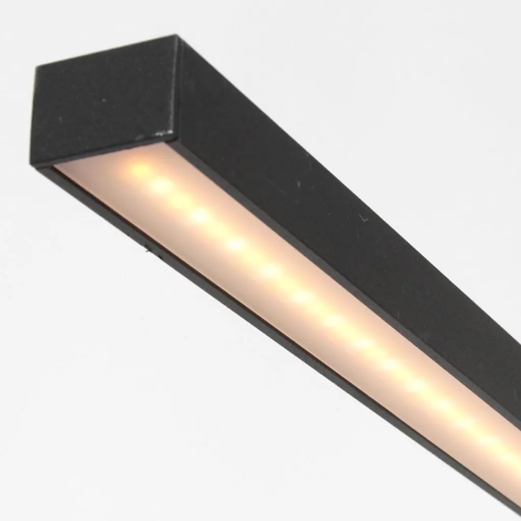 Straluma Hanglamp Bande zwart 155cm 2xdim cct> Hanglampen|Eettafellampen