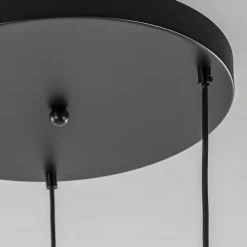 Straluma Hanglamp Bella 3L rond zwart+smoke glas><noscript><img width=