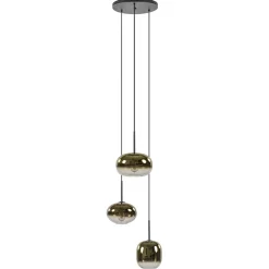 Straluma Hanglamp Bellini 3L zwart+gradient gold><noscript><img width=