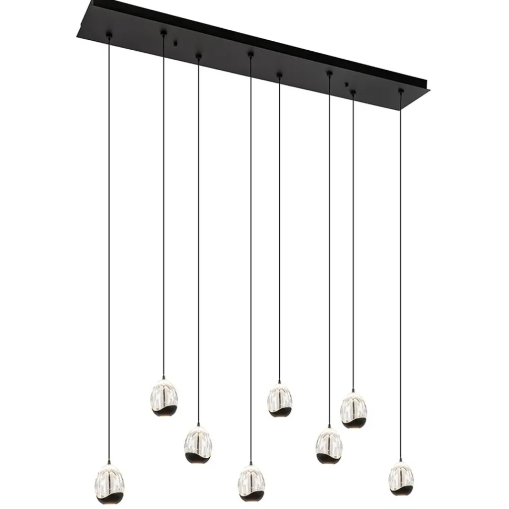 Straluma Hanglamp Black Egg 8L zwart/helder> Hanglampen|Eettafellampen