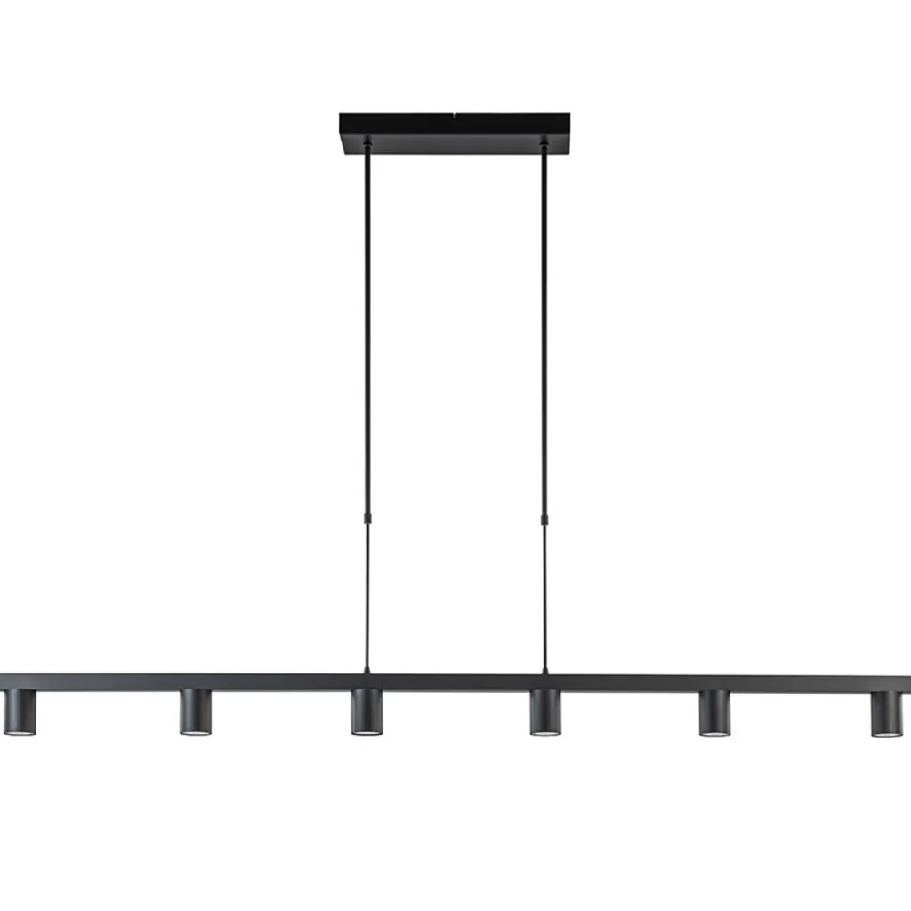 Straluma Hanglamp Bounce 6L 160cm zwart> Eettafellampen|Keukenverlichting