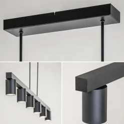 Straluma Hanglamp Bounce 6L 160cm zwart><noscript><img width=