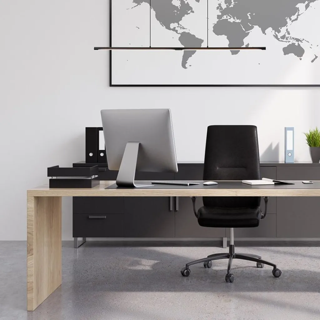 Straluma Hanglamp buis 110cm zwart 3-step dim> Hanglampen|Eettafellampen