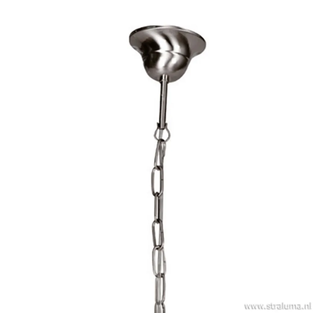 Straluma Hanglamp Capri staal/glas woonkamer> Eettafellampen|Woonkamerlampen