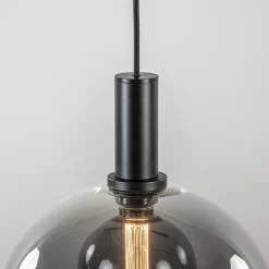 Straluma Hanglamp Chandra 1L zwart + glas 30cm><noscript><img width=