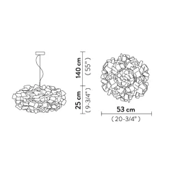 Straluma Hanglamp Clizia 53 orange><noscript><img width=