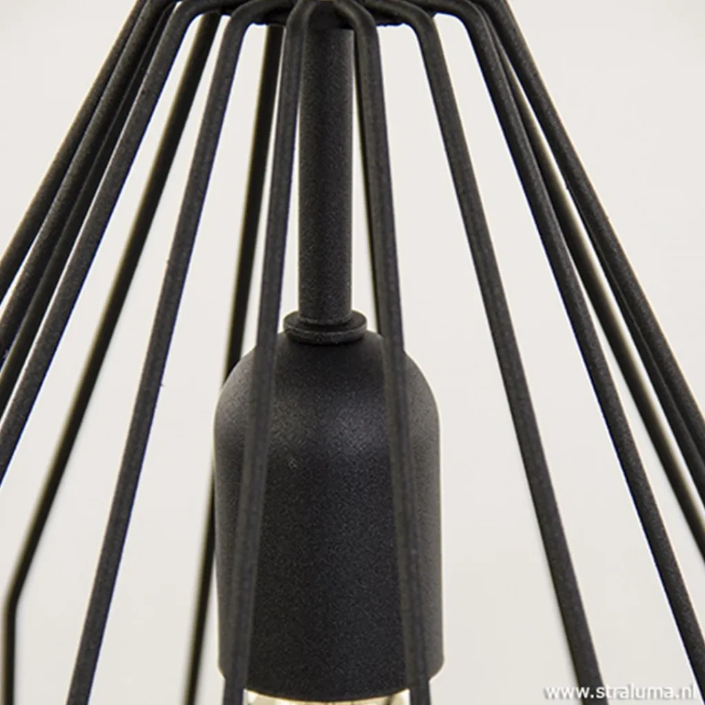 Straluma Hanglamp draad mat zwart> Draadlampen|Pendel Lampen