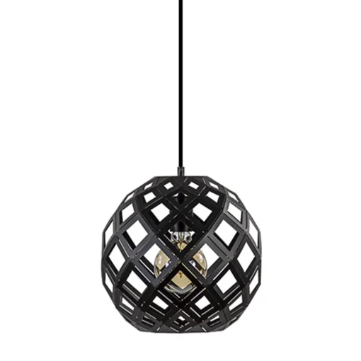 Straluma Hanglamp Emma bol zwart 30cm> Pendel Lampen|Woonkamerlampen