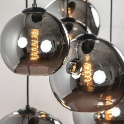 Straluma Hanglamp Fantasy Globe 8L zwart+smoke><noscript><img width=