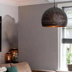 Straluma Hanglamp geperforeerd staal brons-bruin><noscript><img width=