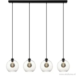 Straluma Hanglamp glazen bol 4-l modern clear><noscript><img width=
