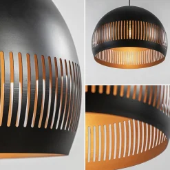 Straluma Hanglamp Globo 50cm zwart/goud><noscript><img width=