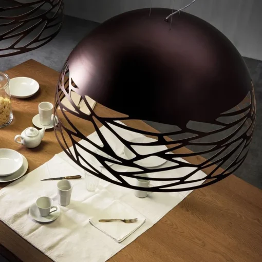 Straluma Hanglamp Kelly Dome 80 brons> Eettafellampen|Woonkamerlampen