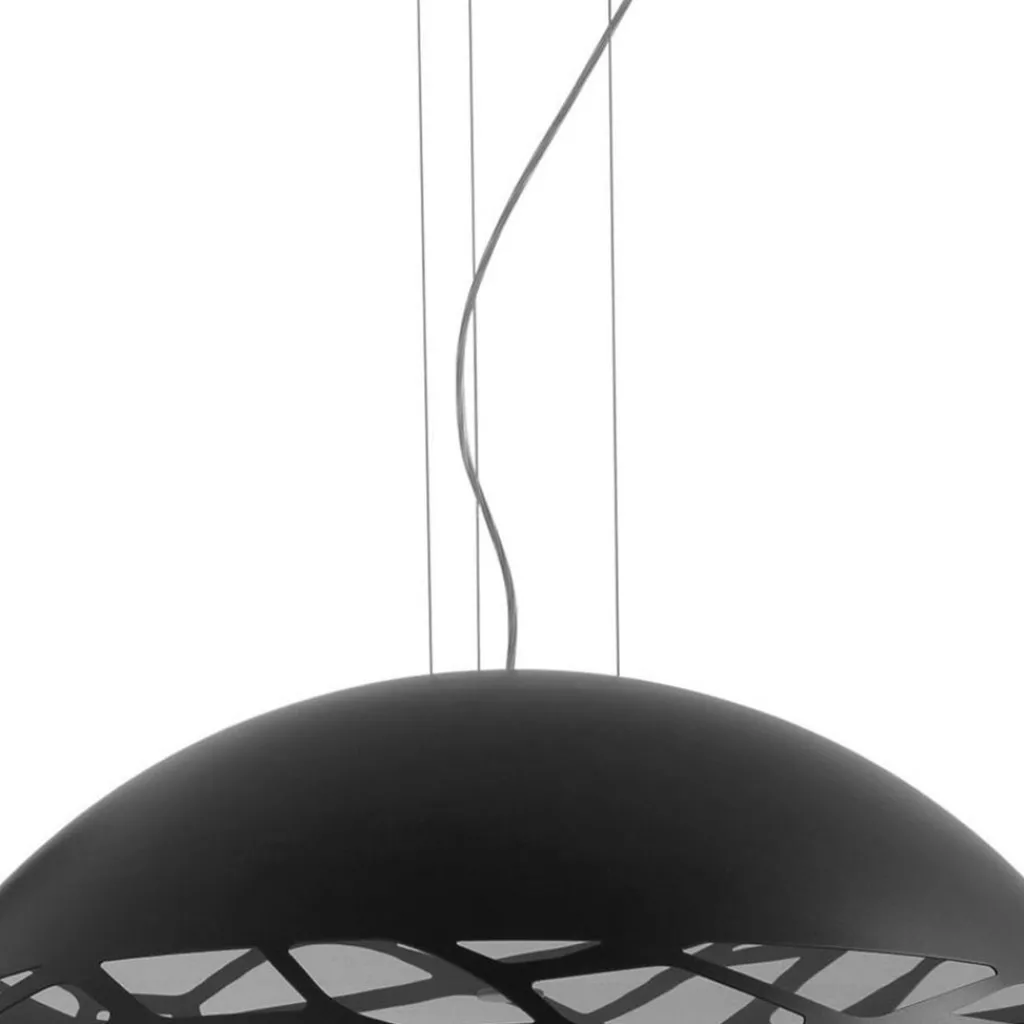 Straluma Hanglamp Kelly Dome 80cm zwart> Eettafellampen|Woonkamerlampen
