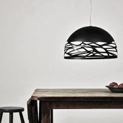 Straluma Hanglamp Kelly Dome zwart 50cm><noscript><img width=