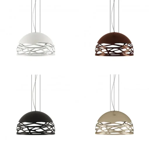 Straluma Hanglamp Kelly koepel brons 50cm> Eettafellampen|Woonkamerlampen