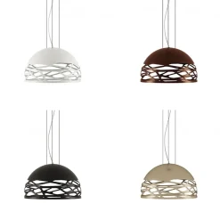 Straluma Hanglamp Kelly koepel 50cm wit><noscript><img width=