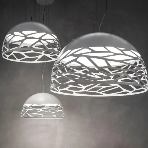 Straluma Hanglamp Kelly koepel 60cm wit> Videverlichting|Woonkamerlampen