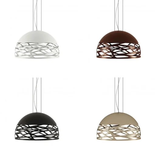 Straluma Hanglamp koepel brons 60cm 3xe27> Eettafellampen|Videverlichting