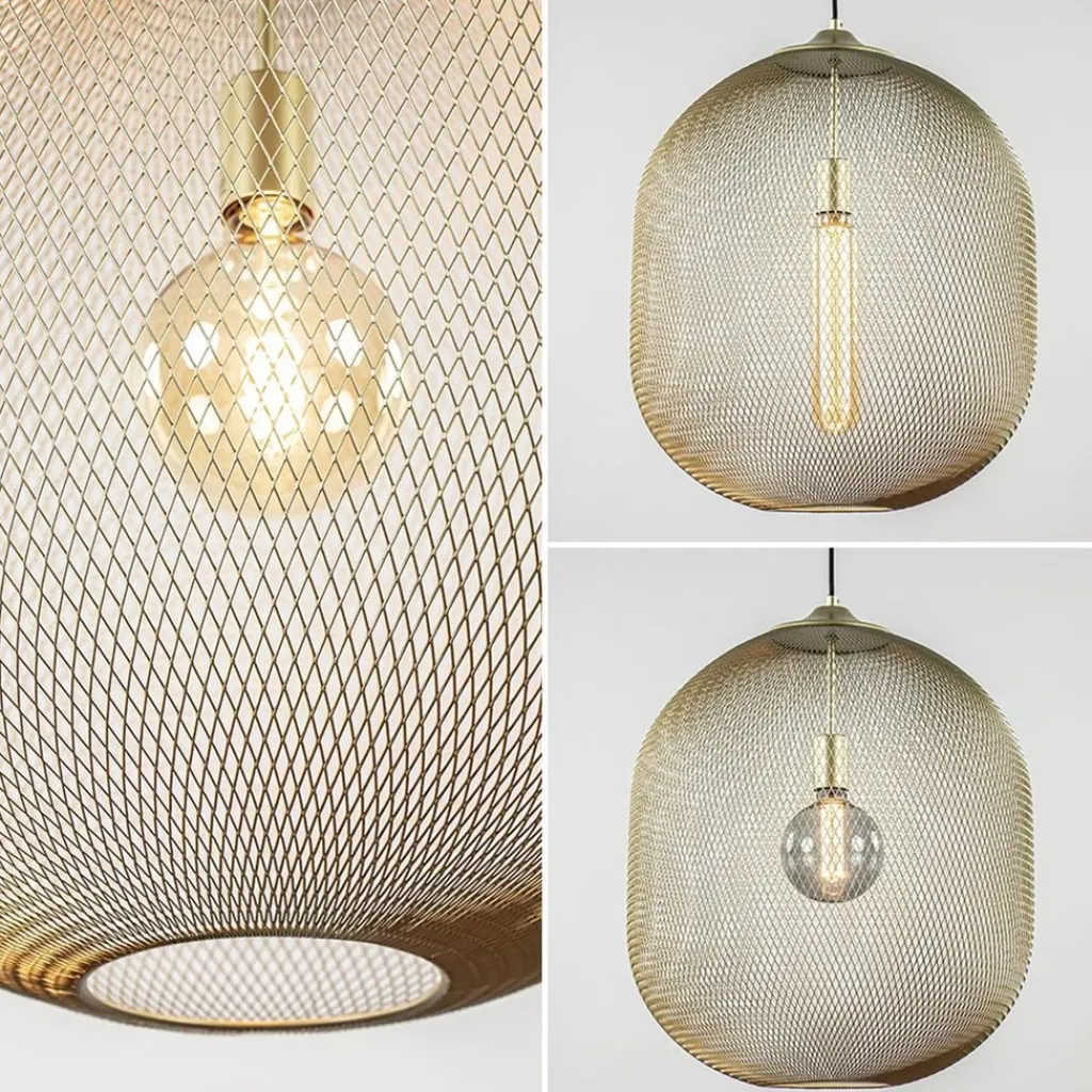 Straluma Hanglamp Moroc 50cm goud> Draadlampen|Light and Living