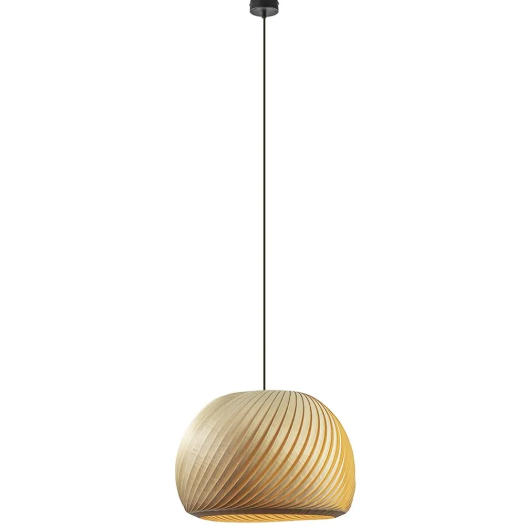 Straluma Hanglamp Nature 50cm hout naturel> Eettafellampen|Eetkamerverlichting