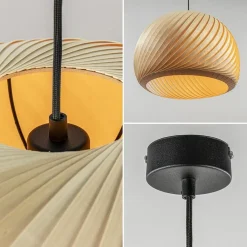 Straluma Hanglamp Nature 50cm hout naturel><noscript><img width=