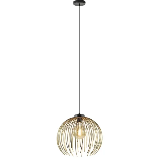 Straluma Hanglamp Nest matgoud/zwart> Eettafellampen|Eetkamerverlichting