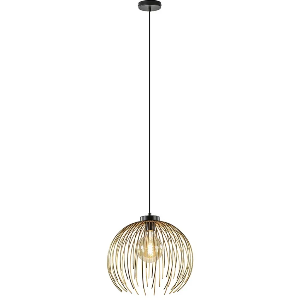 Straluma Hanglamp Nest matgoud/zwart> Eettafellampen|Eetkamerverlichting