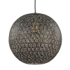 Straluma Hanglamp Oronero bol zwart/goud 40cm> Eettafellampen|Keukenverlichting