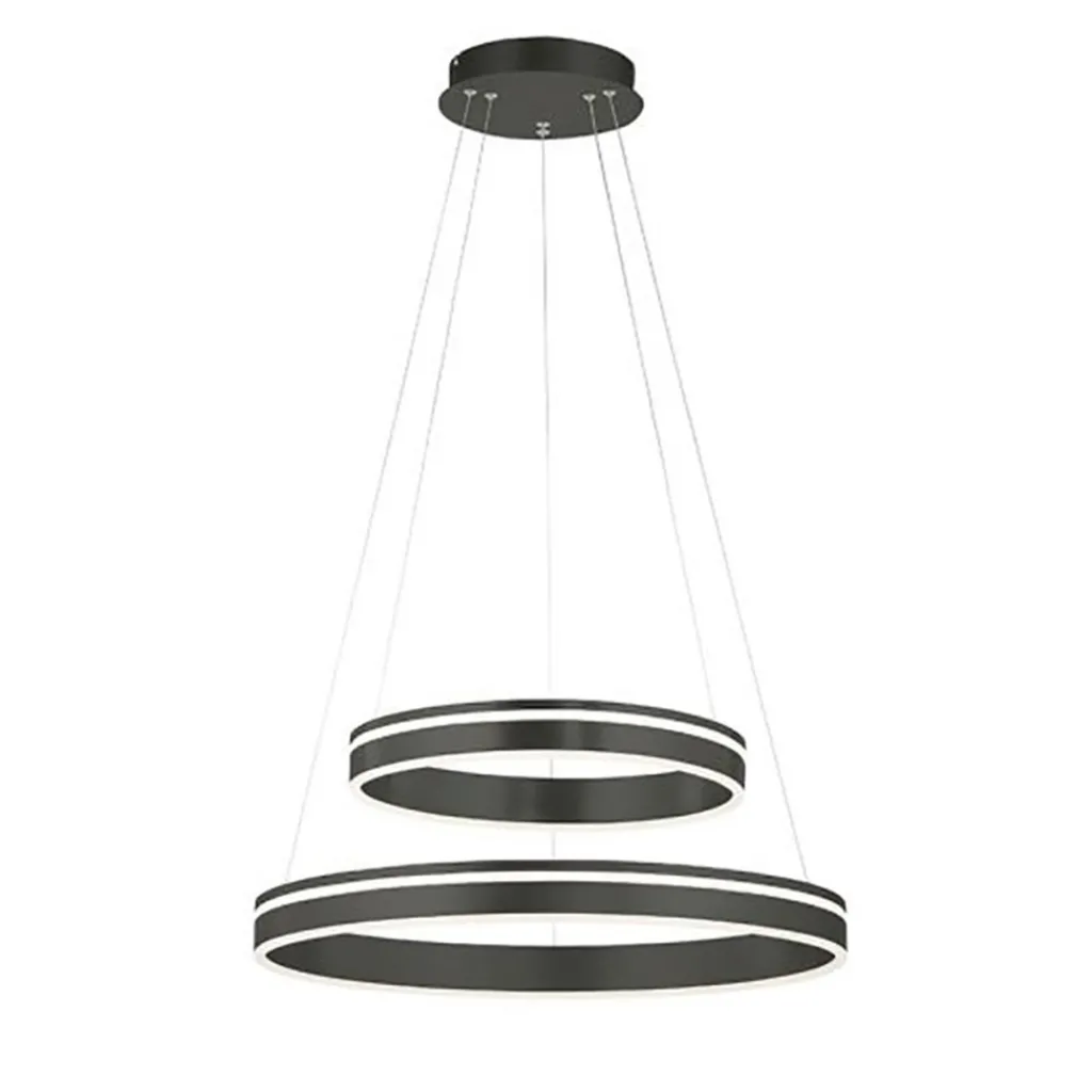 Straluma Hanglamp Q-Vito dubbel zwart + remote cct> Hanglampen|Smart lampen