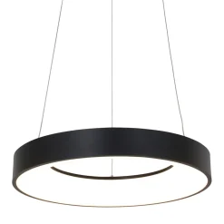 Straluma Hanglamp Ringlede zwart 48cm> Hanglampen|Keukenverlichting