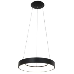 Straluma Hanglamp Ringlede zwart 48cm> Hanglampen|Keukenverlichting
