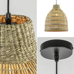 Straluma Hanglamp Sagar zeegras naturel><noscript><img width=