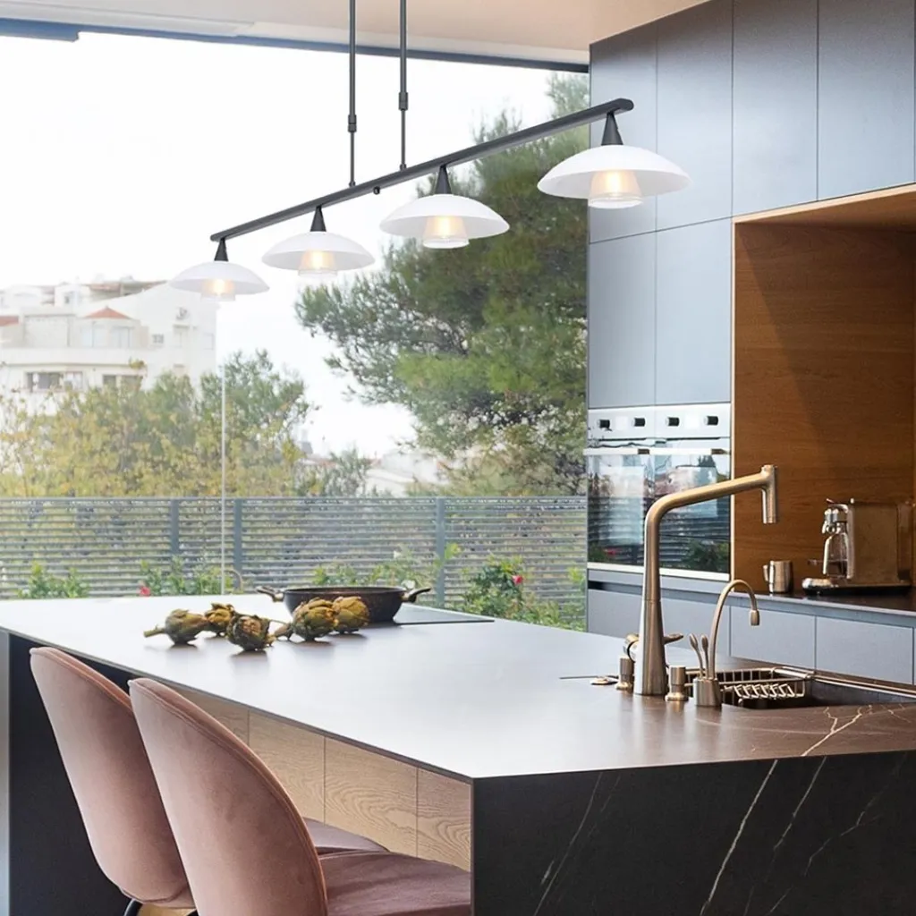 Straluma Hanglamp Sovereign 4l zwart met dimmer> Hanglampen|Eettafellampen