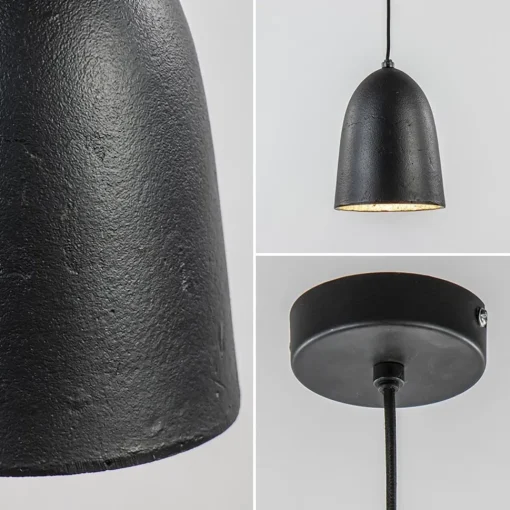 Straluma Hanglamp Sumera robuust metaal zwart/goud> Nachtkastlampen|Halverlichting