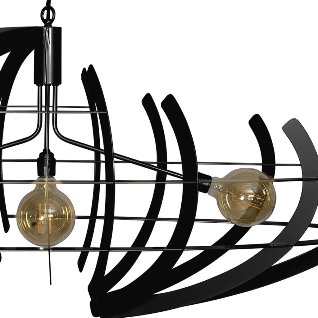 Straluma Hanglamp Terra ovaal zwart> Eettafellampen|Keukenverlichting