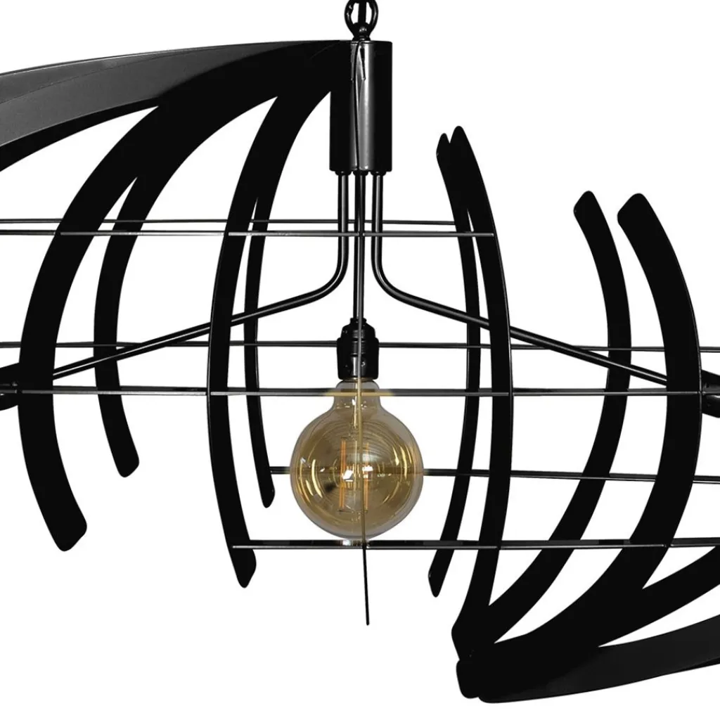 Straluma Hanglamp Terra ovaal zwart> Eettafellampen|Keukenverlichting