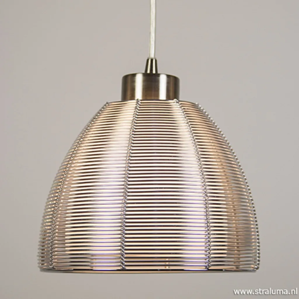Straluma Hanglamp Whires alu/wit> Draadlampen|Woonkamerlampen