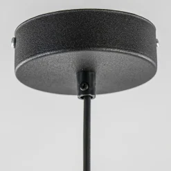 Straluma Hanglamp zwart met opaal wit glas 30 cm></noscript> Keukenverlichting|Eetkamerverlichting